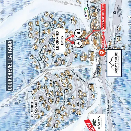 아파트 La Tania - 4 Pers, Skis Aux Pieds, Balcon, Proche Commodites - Fr-1-182a-24 *