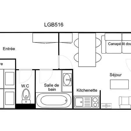 2 Pieces Confortables, Skis Aux Pieds, Animaux Admis - Fr-1-182a-24