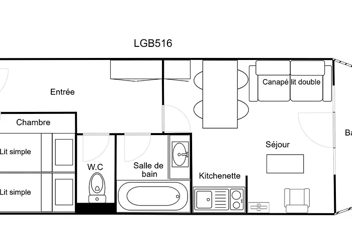 2 Pieces Confortables, Skis Aux Pieds, Animaux Admis - Fr-1-182a-24